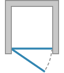 Jednokrídlové dvere s otváraním von