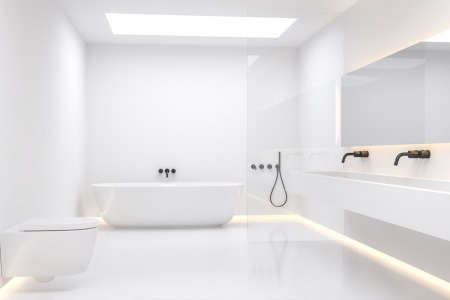 Bílá koupelna – je to o doplňcích
